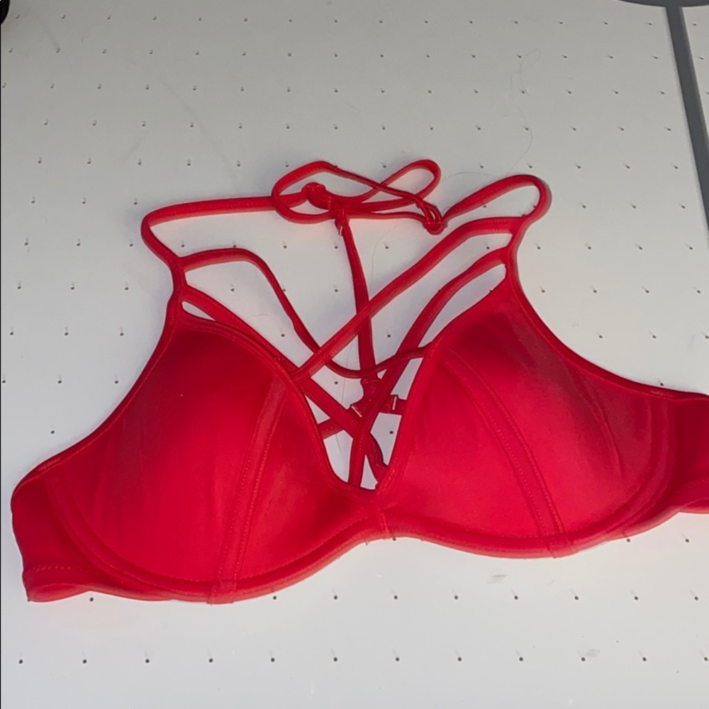 pink swimsuit